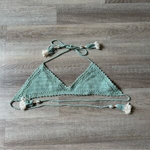 She made me crochet bikini top